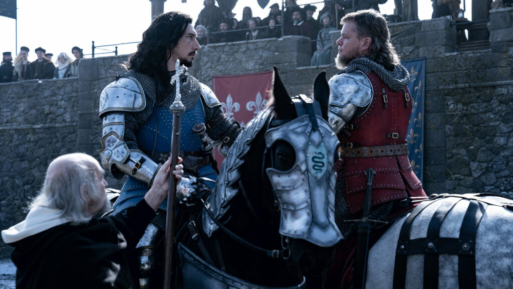 Adam Driver and Matt Damon battle it out in The Last Duel 2021