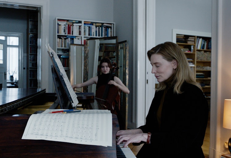 cate blanchett as lydia tar and sophie kauer as olga